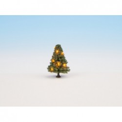 Noch Beleuchteter Weihnachtsbaum