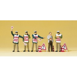 Polizisten mit Warnweste