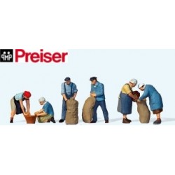 Bei der Kartoffelernte