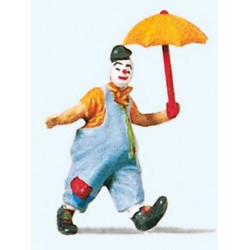 Clown mit Schirm