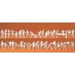 Feuerwehrmänner. 42 unbemalte