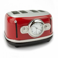 Siva Clock Toaster rot