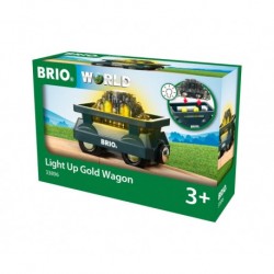 BRIO Goldwaggon mit Li RW Rol