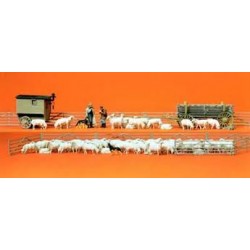 Schferei mit Schafpferchkarre