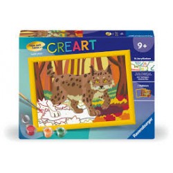 CREART Luchs im Herbstwald