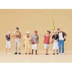 Fremdenführerin Touristen