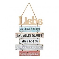 Wandbild Spruch Liebe aus...