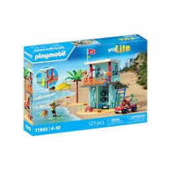 Rettungsturm mit Beach buggy