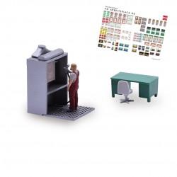 ASet LackiererKabine H0