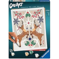 Weihnachtlicher Hirsch