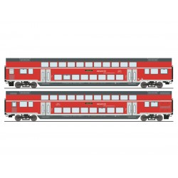 2er Set Doppelstock Wagen...