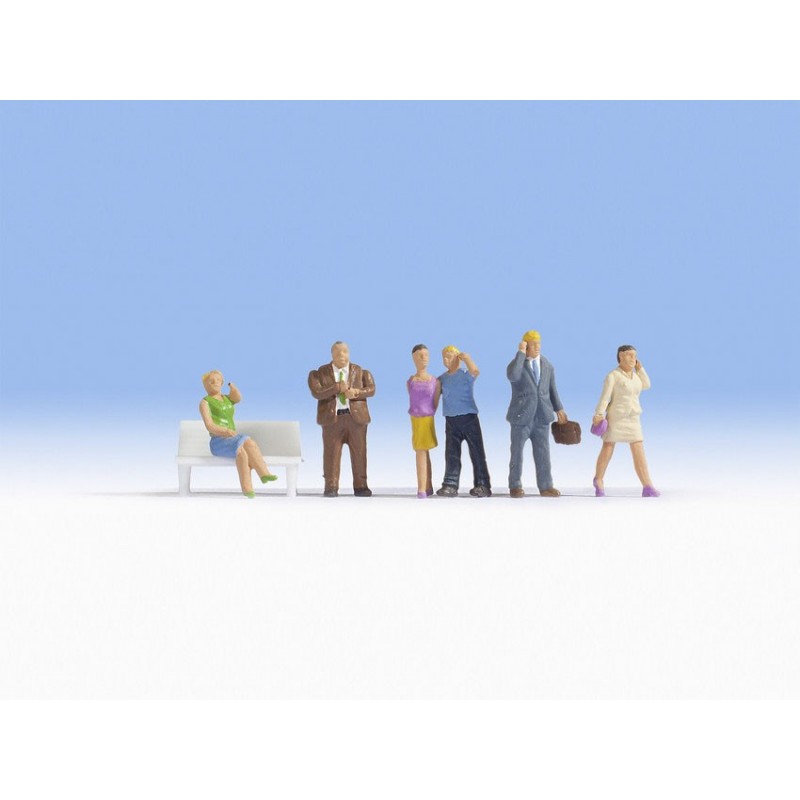 Noch Menschen mit Handy