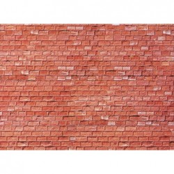 Faller Mauerplatte  Sandstein  rot