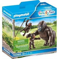 Gorilla mit Babys