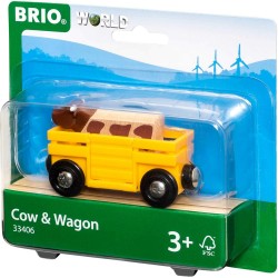 BRIO Tierwagen mit Kuh