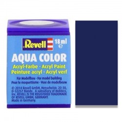 Aqua nachtblau glänzend