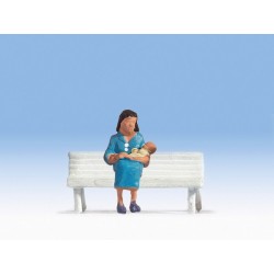 Sitzende Lucia mit Jan