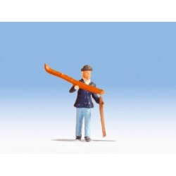 Skifahrerin Gabriele