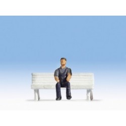 Sitzender Arbeiter Uwe