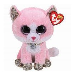 Fiona Pink Cat  Beanie Boo M