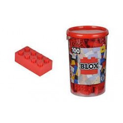 Blox 100 rote 8er Steine