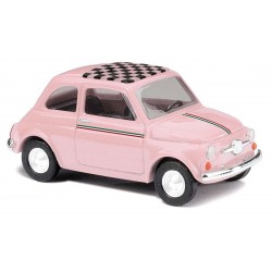 Fiat 500 pink