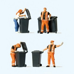 Leerung der Restmülltonne